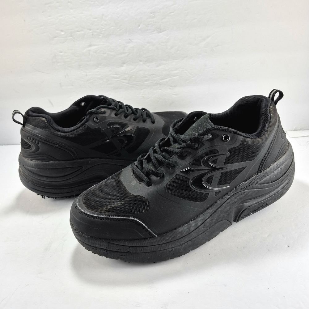 Gravity Defyer G-Defy Ion Walking Shoes All Black Orthopedic VersoShock Men's 12